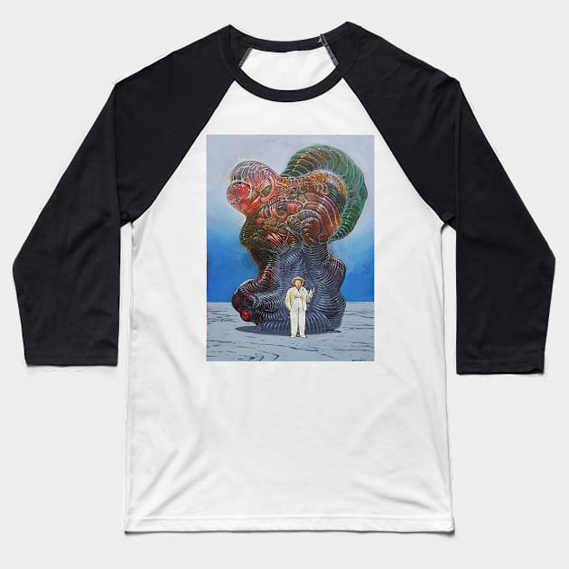 Jean Giraud - moebius Baseball T-Shirt by QualityArtFirst